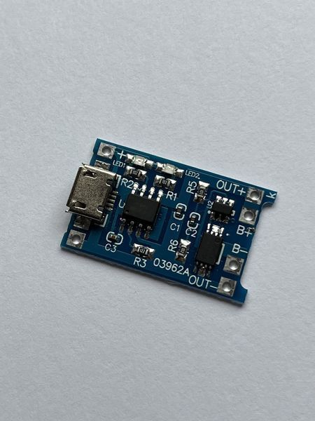 Контроллер заряда TP4056 Micro USB с защитой 2660539041 фото