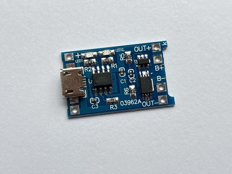 Контроллер заряда TP4056 Micro USB с защитой 2660539041 фото