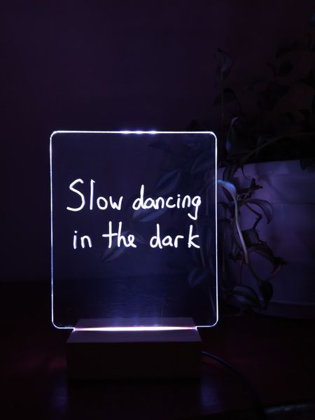 Прямоугольный планер ночник с цветной RGB LED подсветкой. PL120 фото