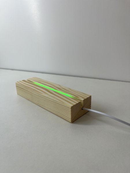 Подставка с RGB подсветкой для акрила или стекла А5 RGBA5 фото