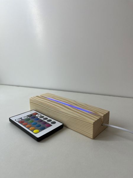Подставка с RGB подсветкой для акрила или стекла А5 RGBA5 фото