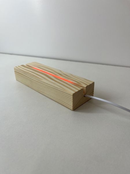 Подставка с RGB подсветкой для акрила или стекла А5 RGBA5 фото