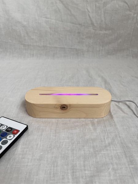Подставка с RGB подсветкой для акрила или стекла А6 RGA6 фото