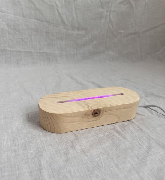 Подставка с RGB подсветкой для акрила или стекла А6 RGA6 фото