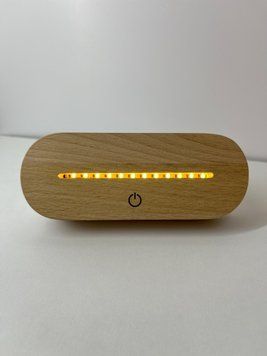 Аккумуляторная деревянная подставка с теплой белой подсветкой, А6 LD150 фото