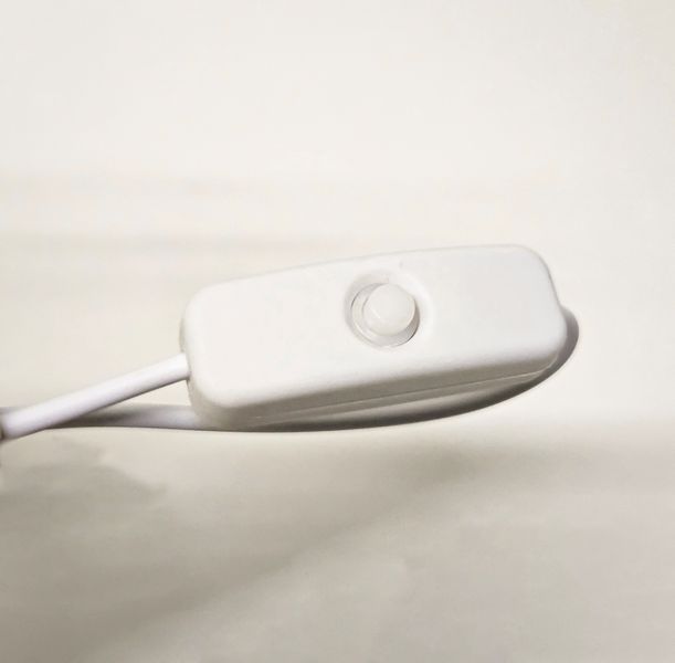 Кабель с выключателем белый USB - 2.0 1,5 м 2422649176 фото