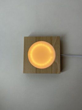 Квадратная подставка с LED подсветкой для подсветки статуэток, стекла или изделий из эпоксидной смолы. S10 фото