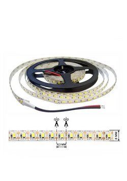 Светодиодная LED лента 5мм. 5V 2835 120шт/м IP20 Тепло-белый (3000K) 2 фото