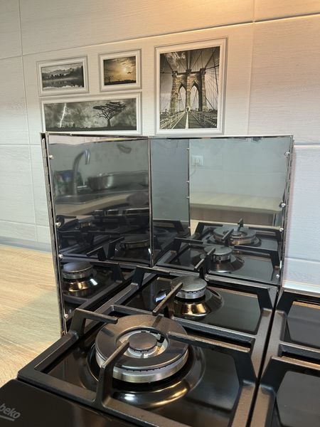 Экран стальной для защиты поверхностей от брызг жира, 32*32*0,4 см. ZahNer32 фото