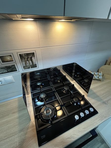 Экран стальной для защиты поверхностей от брызг жира, 32*32*0,4 см. ZahNer32 фото