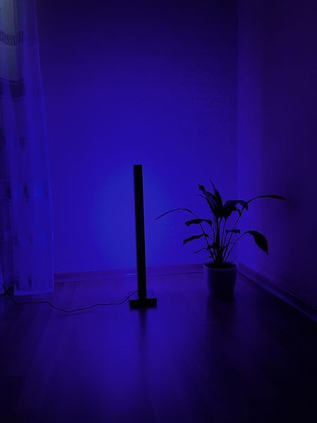 LED RGB Торшер деревянный в стиле лофт LEDT фото