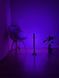 LED RGB Торшер деревянный в стиле лофт LEDT фото 8