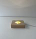 Подставка деревянная квадратная с LED подсветкой, 8 см. PK80 фото 1