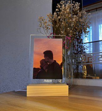 Ночник с фото и цветной подсветкой. Дизайн Photo А6 PA6RGB фото